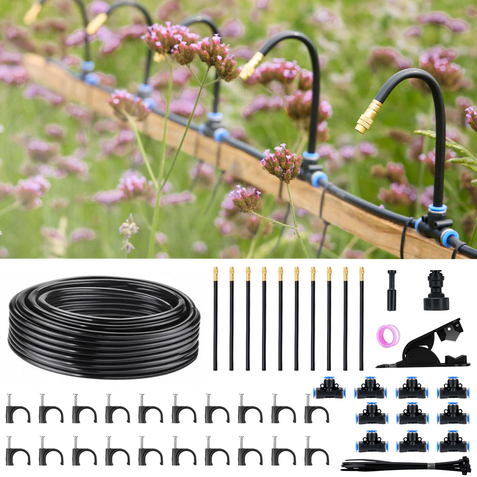 360° Automatic Drip Irrigation Kit - 5/16'' Tu